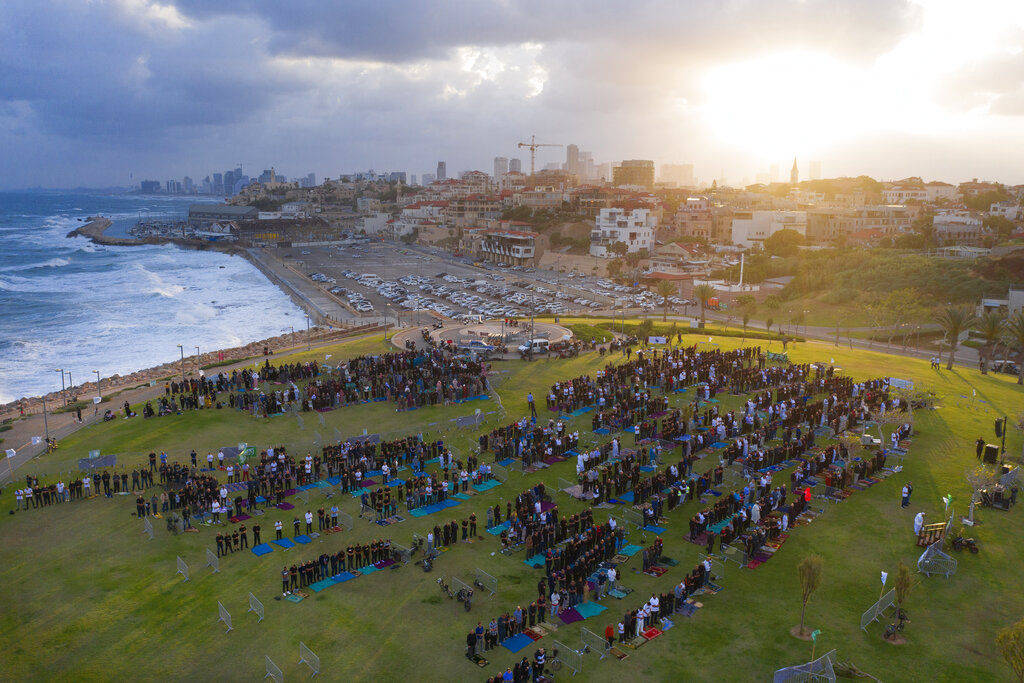 APTOPIX Israel Palestinians Eid Al Fitr